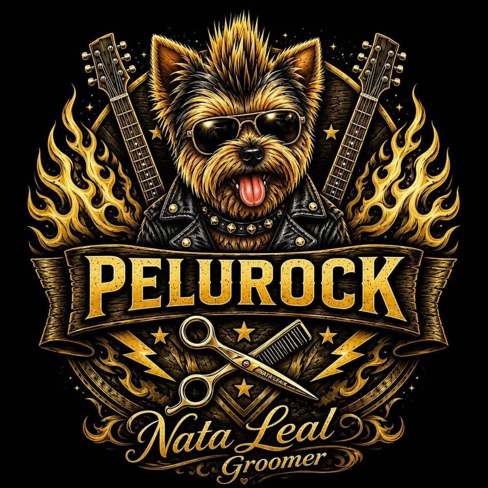 PeluRock Nata Leal Logo